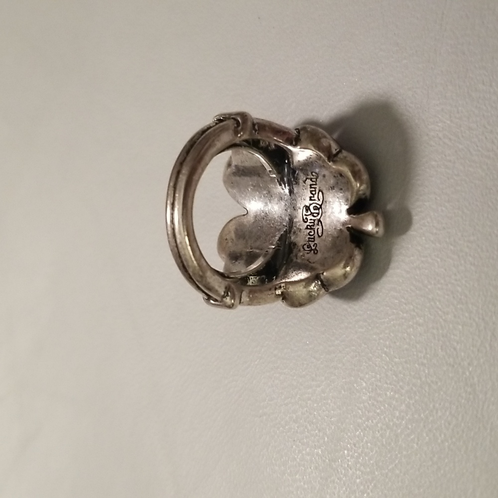 Women's Lucky Brand Purple Four Leaf Clover with Rhinestone Ring; Size 7 - Picture 5 of 8
